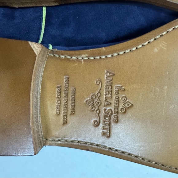 The Office of Angela Scott Mr. Evans Wingtip Oxfords in Midnight, 41, 10.5, NWOT - Picture 7 of 12